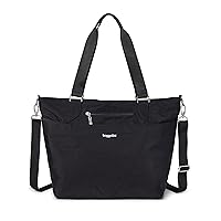 Baggallini Avenue Tote - Medium 12x18 Inch Travel Crossbody Shoulder Bag - Lightweight Laptop Tote Bag