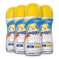 Snuggle SuperCare In-Wash Scent Booster, Lilies and Linen, Fade Protection and Color Run Protection, 9 Ounce, 4 Count