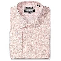 STACY ADAMS Men's Big and Tall Roses Classic Fit Dress Shirt