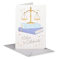 American Greetings Law School Graduation Card (Great Achievement)
