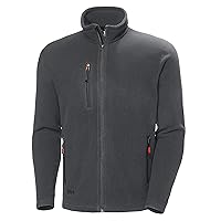 Helly Hansen Oxford Full Zip Fleece Jackets for Men Featuring Double-Layer Collar and Handwarmer Pockets with Brushed Lining