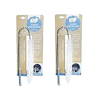 Dryer Lint and Vent Cleaning Brush Telescopic 29 Inch Handle, Money Saving Laundry Tool, White, 2 Pack