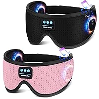 Sleep Headphone, Bluetooth Wireless White Noise Sleeping Eye Mask,3D Breathable Sleep Mask with Timer for Sleeping Travel Relaxation, Meditation, Cool Gadgets for Women Man