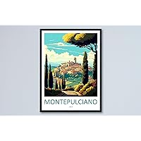 Montepulciano Travel Poster Wall Art Montepulciano Wall Hanging Home Décor Montepulciano Print Art Lovers Italy Art Lover Print Montepulciano,155