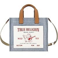 True Religion Tote, Women's Medium Travel Shoulder Bag with Adjustable Strap