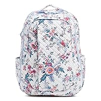 Vera Bradley Cotton Large Backpack Travel Bag, Magnifique Floral