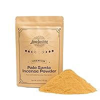 Luna Sundara Palo Santo Incense Powder from 100% Wild Peruvian Palo Santo 4oz Sustainably Palo Santo Wood Powder for Smudging and Homemade Incense (Powder of Palo Santo (Bursera Graveolens Wood))