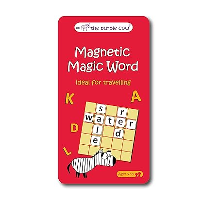 Magnetic Travel Magic Word Game - Car Games , Airplane Games and Quiet Games
