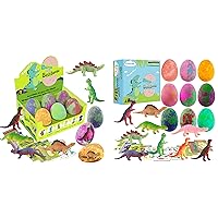 2 Pack Bath Bombs for Kids with Surprise Toys Inside - XXL Dinosaur Toys Bath Bomb Gift