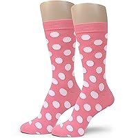 Elite Quality Men's Groomsmen Gift Polka Dots Dress Socks