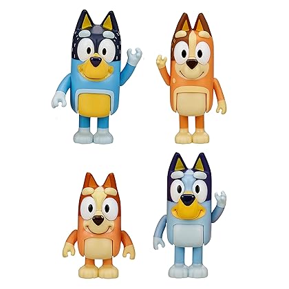 Bluey and Family 4 Pack of 2.5-3