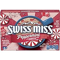 Swiss Miss Peppermint Flavored Hot Cocoa Mix, 6 Count Hot Cocoa Mix Packets