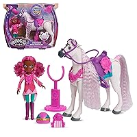 Doll and Horse 11-Piece Set, 5-Inch Articulated Small Doll & 7-Inch Articulated Horse, Kids Toys for Ages 3 Up by Just Play