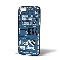 sam winchester supernatural quotes jerk TV00 for iPhone Case (iPhone 5/5s Black)