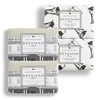 Beekman 1802 Goat Milk Body Soap Bar - 9 oz, Pack of 4 - Nourishes, Moisturizes & Hydrates - 100% Vegetable Soap with Lactic Acid - Good for Sensitive Skin - Cruelty Free