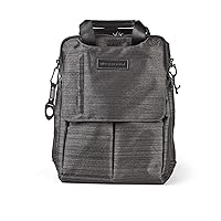 The Overnighter Backpack (Black With Blue Interior)