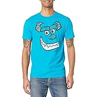 PIXAR Monsters Inc Sullys Face Comp Young Men's Short Sleeve Tee Shirt
