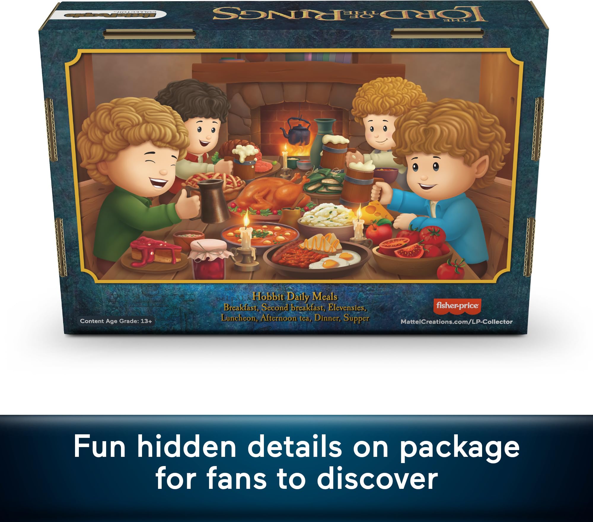 Little People Collector the Lord of the Rings: Hobbits Special Edition Set In A Display Gift Box for Adults & Fans, 4 Figures