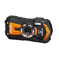 Pentax Optio WG-2 GPS Orange Adventure Series 16 MP Waterproof Digital Camera with 5 X Optical Zoom and GPS