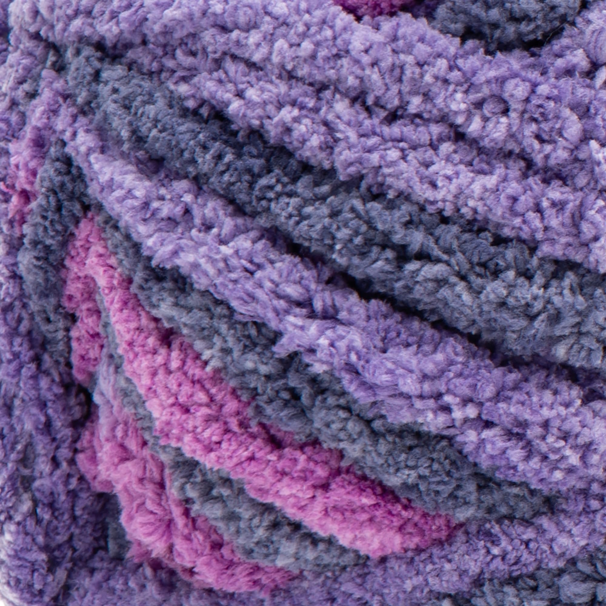 Bernat Blanket Extra Purple Sunset Yarn - 2 Pack of 10.5oz/300g - Polyester - #7 Jumbo - 97 Yards - Knitting, Crocheting, Crafts & Amigurumi, Chunky Chenille Yarn