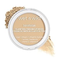 wet n wild Photo Focus Dewy Liquid Foundation Makeup Soft Beige & Bare Focus Clarifying Finishing Powder Light-Medium
