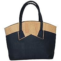 NATURAL CORK HAND BAG (Blue) made in Portugal