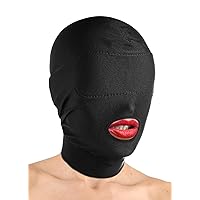 Lynx Blinded Open Mouth Hood - Black