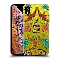 Head Case Designs Velvet, Snakes, and Birds Printed Patches and Fabrics Soft Gel Case Compatible with Apple iPhone XR