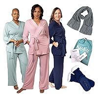 Mastectomy Care Package, Breast Surgery, Hysterectomy Recovery, Cancer Gifts for Women| Pajamas for Women, Socks & Scarf