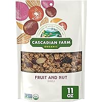 Organic Granola, Fruit and Nut Cereal, Resealable Pouch, 11 oz
