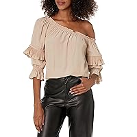 Ramy Brook Women's Claire Off Shoulder Braided Sleeve Top