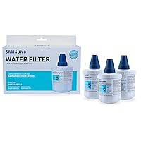 SAMSUNG Genuine Filters for Refrigerator Water and Ice, Carbon Block Filtration for Clean, Clear Drinking Water, DA29-00003G, 3 Pack