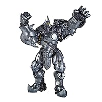 Overwatch Ultimates Series Reinhardt 6 Inch Scale Collectible Action Figure with Accessories, Blizzard Video Game Character