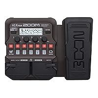 Zoom A1X FOUR Acoustic Instrument Multi-Effects Processor with Expression Pedal, Acoustic Modeling, Looper, Rhythm Section, For Guitar, Saxophone, Trumpet, Violin, Harmonica, and Upright Bass