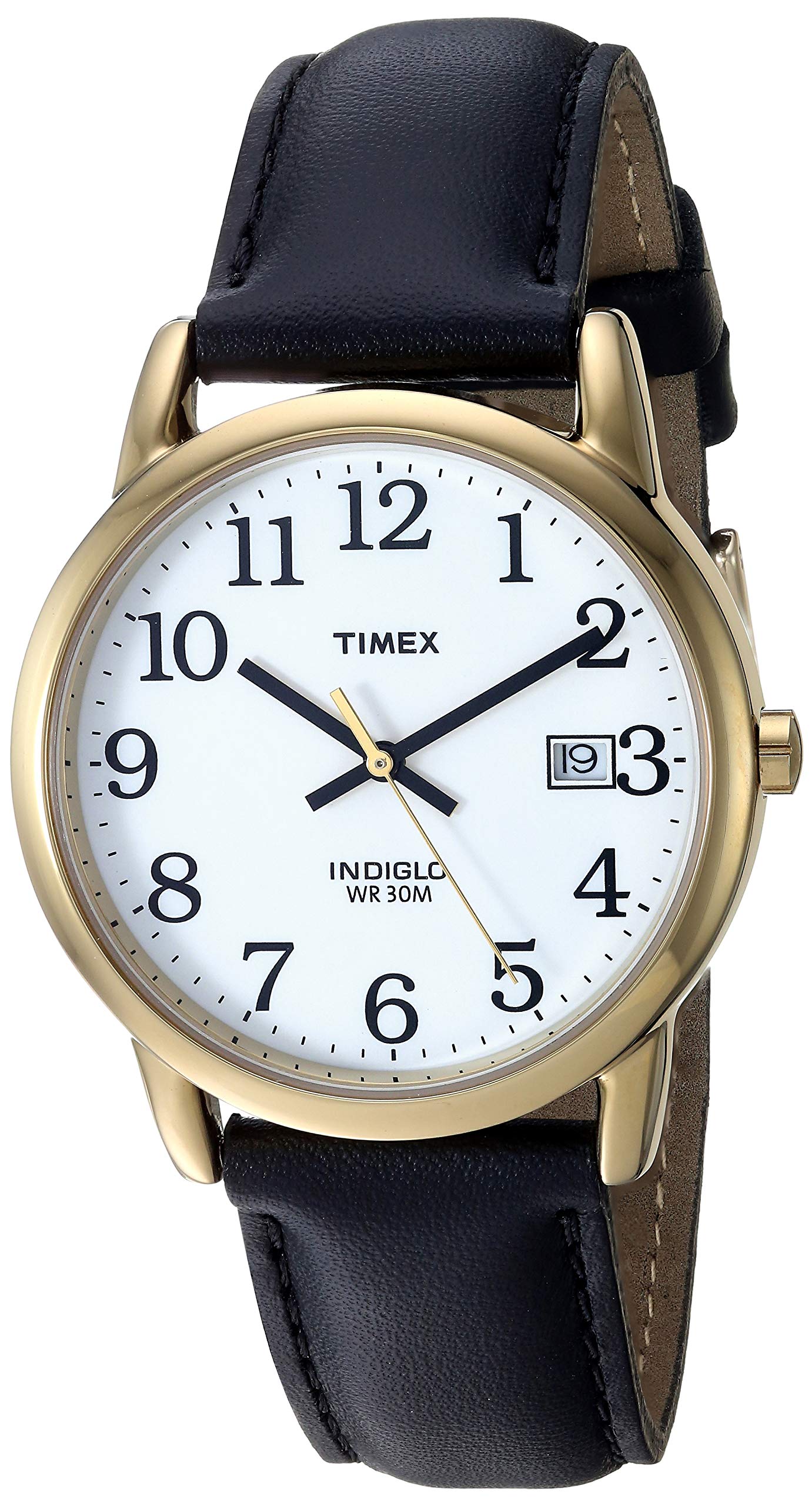 Timex Men's Easy Reader Date Leather Strap Watch