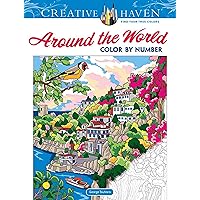 Creative Haven Around the World Color by Number (Adult Coloring Books: World & Travel) Creative Haven Around the World Color by Number (Adult Coloring Books: World & Travel) Paperback