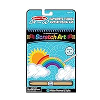 Melissa & Doug On the Go Scratch Art Hidden-Picture Pad - Favorite Things
