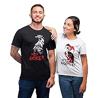 Joker and Harley Quinn Couple Shirts - Matching The Joker and Queen Outfits - King and Queen Hoodies