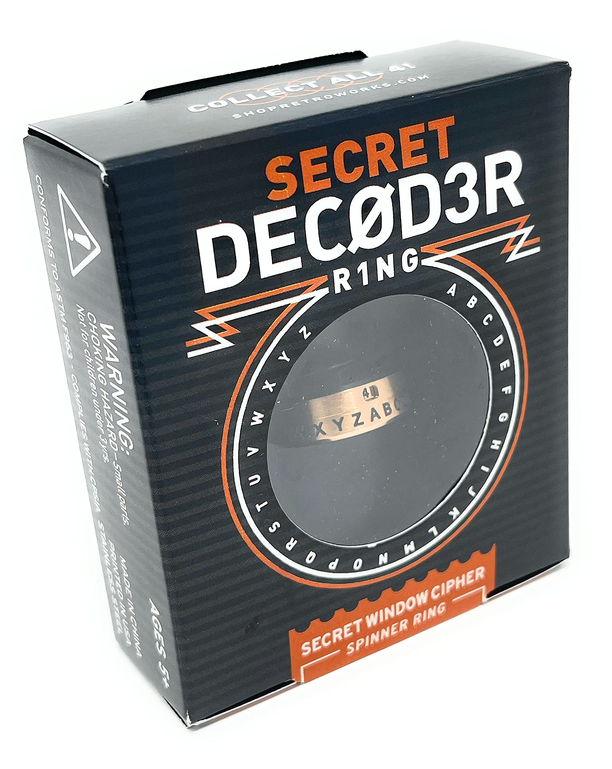 Retroworks Secret Decoder Ring - Authentic Project MC2 / Secret Window - 2nd of the Decoder Ring Series
