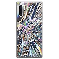 Case Compatible with Samsung S24 S23 S22 Plus S21 FE Ultra S20+ S10 Note 20 S10e S9 Rainbow Print Flexible Silicone Elegant Clear Girls Beautiful Design Slim fit Foil Print Cute Man Boy Style