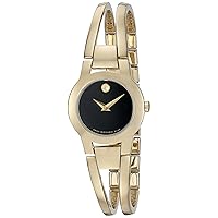Movado Women's Swiss Quartz Gold-Plated Casual Watch (Model: 0606946)
