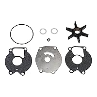 Quicksilver 85089Q4 Water Pump Repair Kit for Mercury and Mariner Outboards 15-25 Hp 2-Cycle Outboards