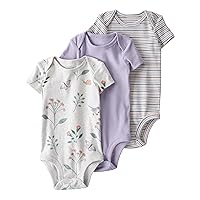 unisex-baby 3-pack Long Sleeve Bodysuits Made With Organic Cotton