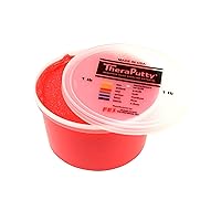 CanDo Sparkle Theraputty - 1 lb - Red - Soft