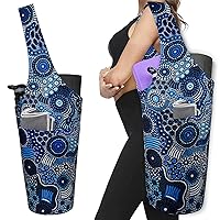 Yoga Mat Bag - Long Tote with Pockets - Holds More Yoga Accessories - Yoga Bag Fit Most Size Mats - Yoga Mat Carrier