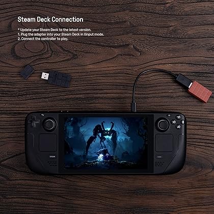 8Bitdo Wireless USB Adapter 2 for Switch/Switch OLED, Windows, Mac & Raspberry Pi Compatible with Xbox Series X & S Controller, Xbox One Bluetooth Controller, Switch Pro and PS5 Controller