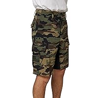 O'NEILL Men's Gi Jack 20 Inch Hybrid Shorts - Water Resistant Mens Cargo Shorts with Elastic Waist and Pockets