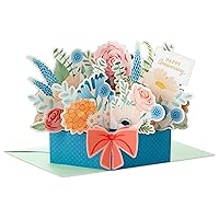 Hallmark Paper Wonder Pop Up Anniversary Card for Wife or Girlfriend (Displayable Bouquet)