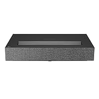 LG HU915QB Ultra Short Throw 4K UHD (3840 x 2160) 3Ch Laser Smart Home Theater CineBeam Projector with Up to 3000 ANSI Lumens, DCI-P3 100%, and webOS 6.0 Video, Netflix and Apple TV+