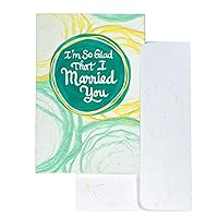 Blue Mountain Arts Greeting Card “I’M So Glad That I Married You”—Handmade Paper Card Is Perfect For Birthday, Christmas, Anniversary, Or Just To Say “I Love You” For Him Or Her